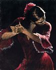 Flamenco Dancer Study for Flamenco painting